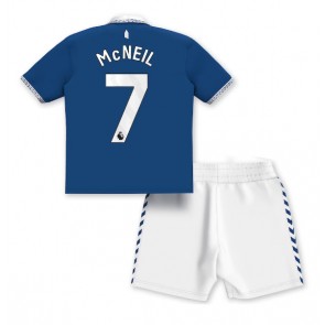 Everton Dwight McNeil #7 Domaci Dres za Dječji 2023-24 Kratak Rukavima (+ kratke hlače)